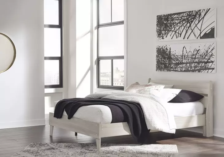 Socalle Light Natural Queen Panel Headboard