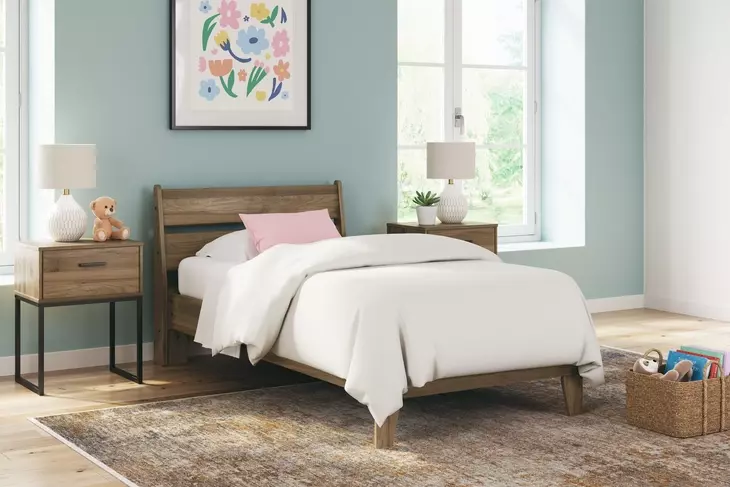 Deanlow Honey Twin Panel Headboard