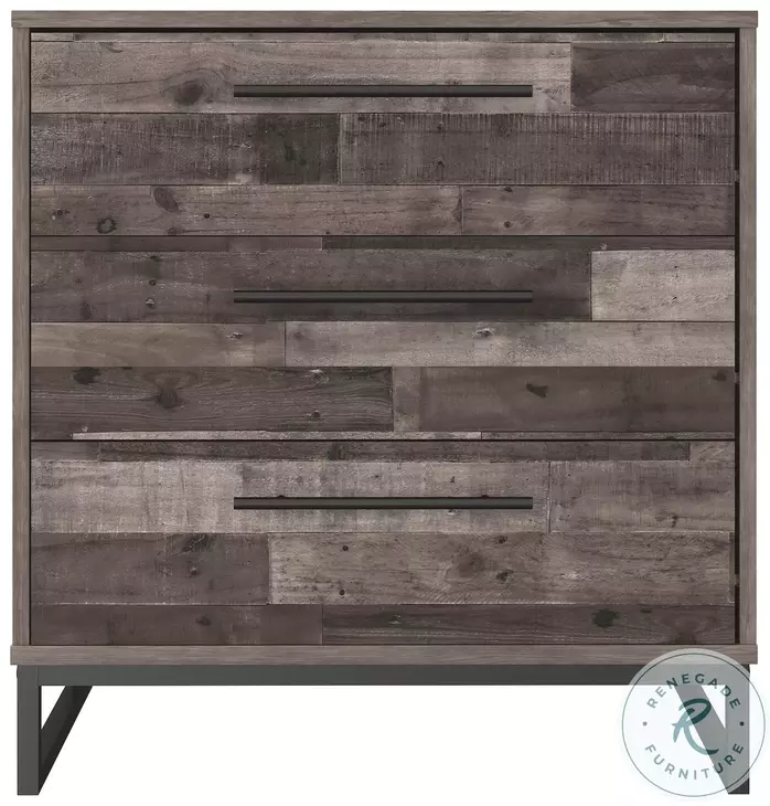 Neilsville Multi Gray Youth Platform Bedroom Set