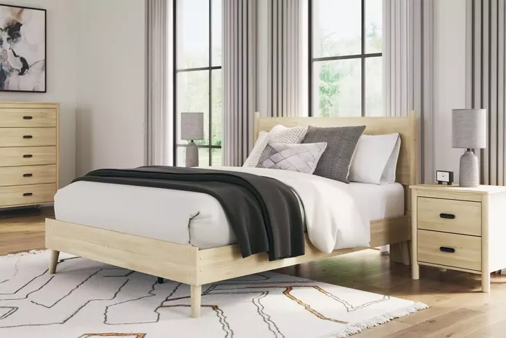 Cabinella Tan Queen Panel Headboard