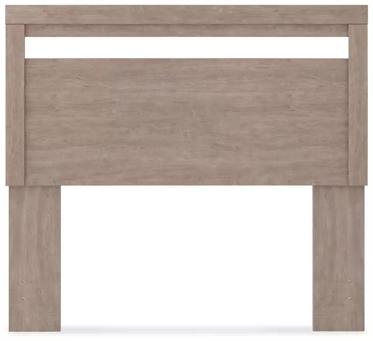 Flannia Warm Gray Full Panel Headboard