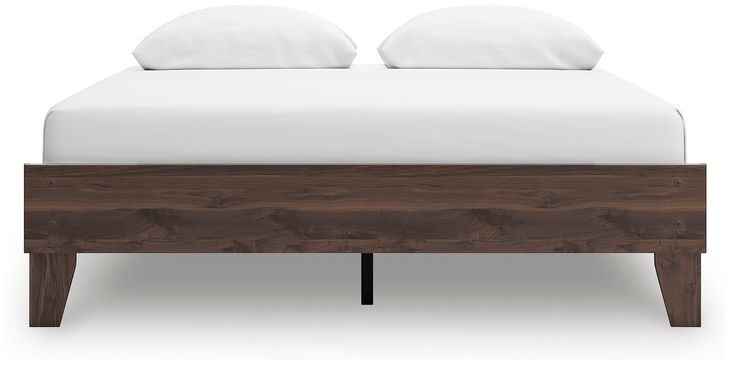 Calverson Mocha Platform Queen Bed