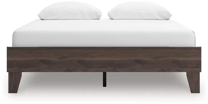 Calverson Mocha Platform Queen Bed