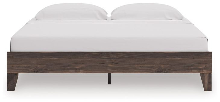 Calverson Brown King Platform Bed