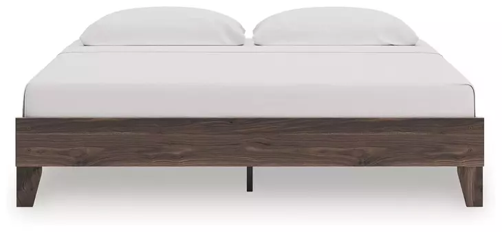 Calverson Brown King Platform Bed