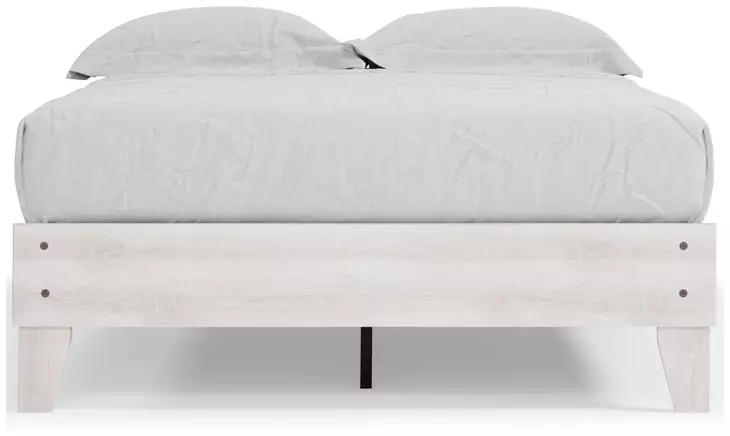 Shawburn Whitewash Full Platform Bed