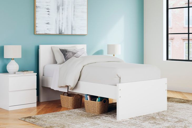Onita White Twin Panel Headboard