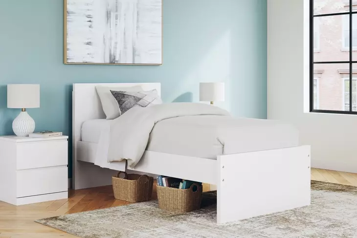 Onita White Twin Panel Headboard