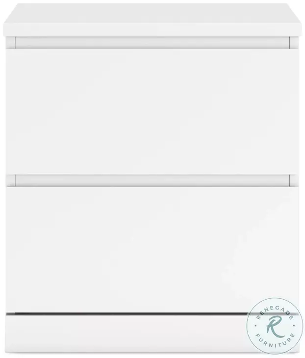 Onita White Nightstand