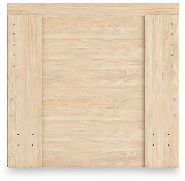 Onita Natural Twin Panel Platform Bed