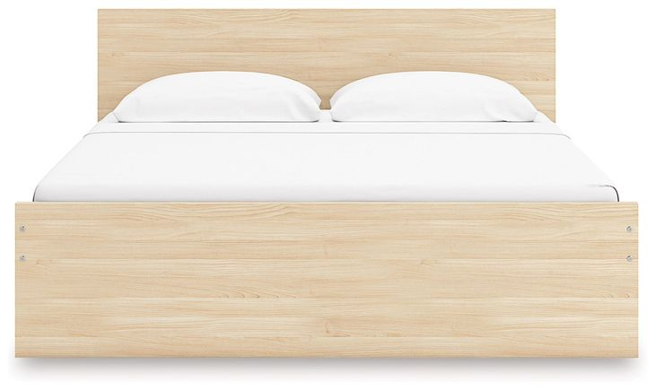 Onita Natural Queen Panel Platform Bed