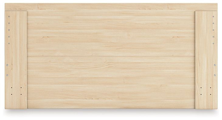 Onita Natural King Panel Platform Storage Bed with 2 Drawers