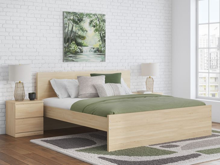 Onita Natural King Panel Headboard