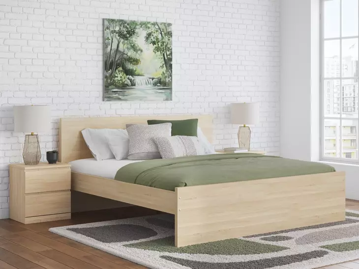 Onita Natural King Panel Headboard