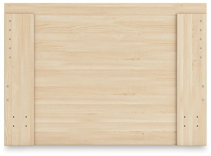 Onita Natural Full Panel Platform Bed