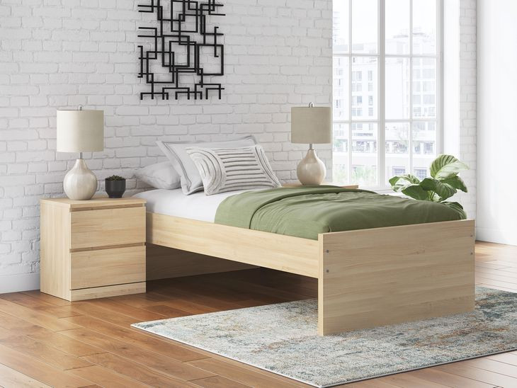 Onita Natural Twin Platform Bed
