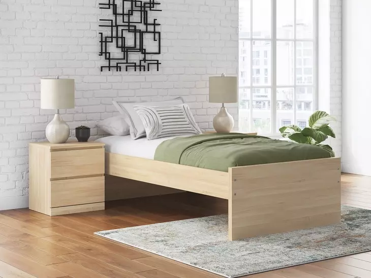 Onita Natural Youth Platform Bedroom Set