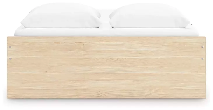 Onita Natural Queen Platform Storage Bed with 4 Drawers