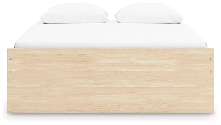 Onita Natural Queen Platform Storage Bed with 4 Drawers