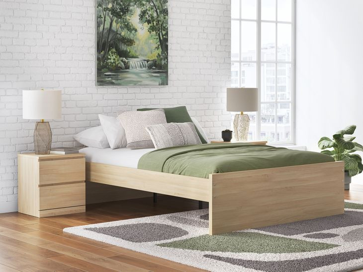 Onita Natural Platform Bedroom Set