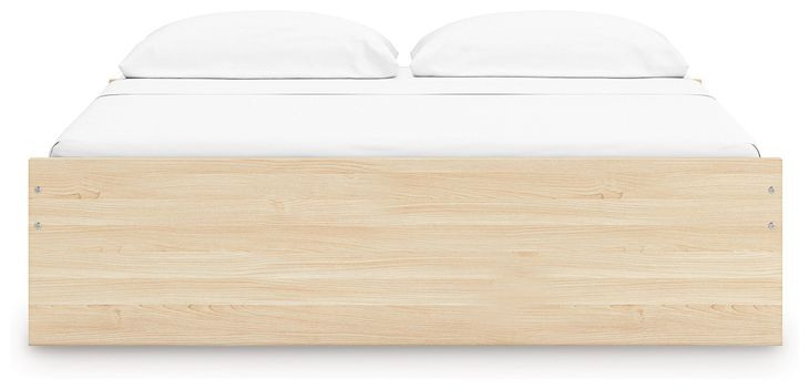 Onita Natural King Platform Storage Bed with 4 Drawers