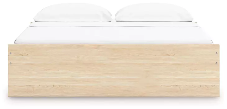 Onita Natural King Platform Storage Bed with 4 Drawers