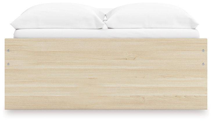 Onita Natural Full Platform Storage Bed with 4 Drawers
