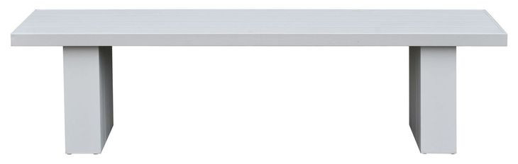 Nash Outdoor Dining Buff Outdoor Dining Bench