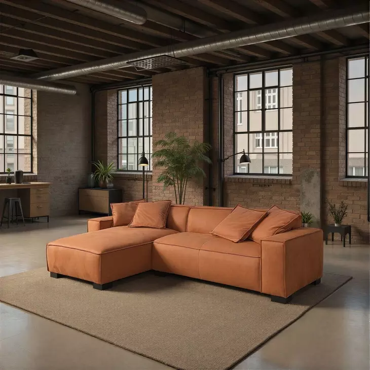 Carter Aumerry New Buck Rust Modular Sectional