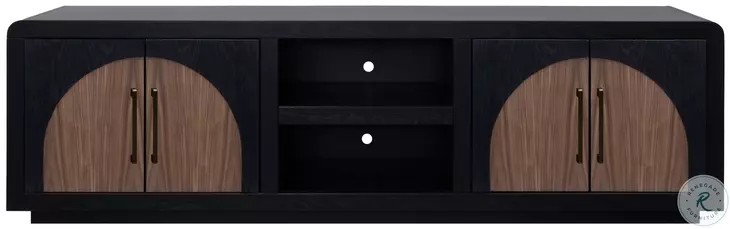 Eclipse Clove And Natural Walnut 92" TV Stand