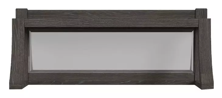 Flex Reclaimed Chevron Server and Hutch with USB Charging