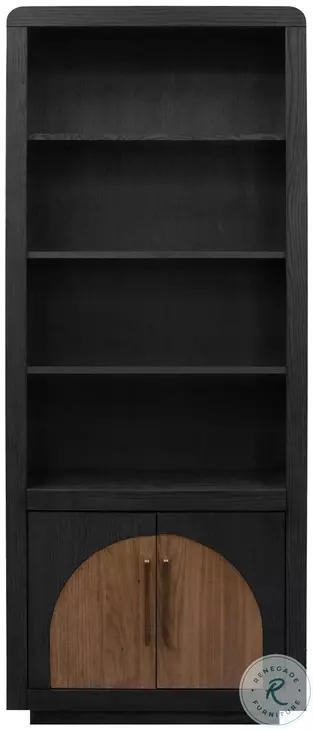 Eclipse Clove And Natural Walnut 78" High Bookcase Pier