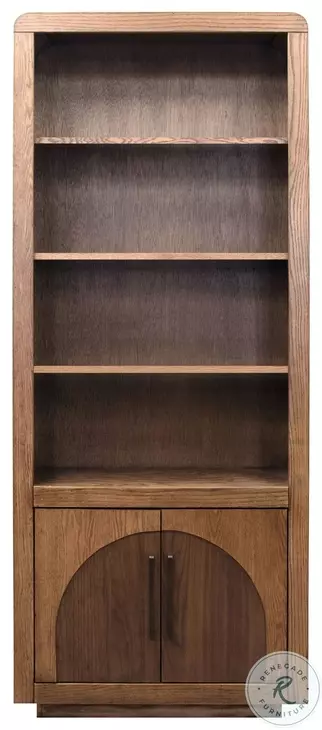 Eclipse Bourbon And Walnut 78" High Bookcase Pier