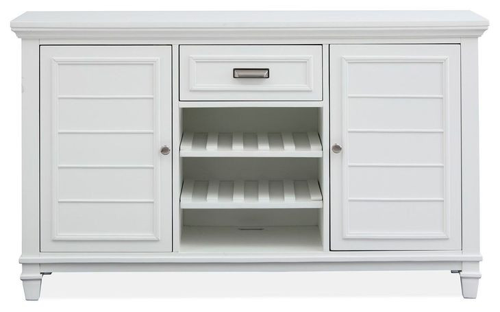 Harborwick White Dove 2 Door Server