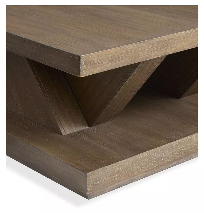 Lansbury Antique Wheat Square Cocktail Table