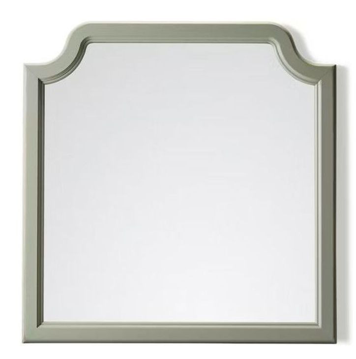 Pure Maple Sage Arched Garden Dresser Mirror