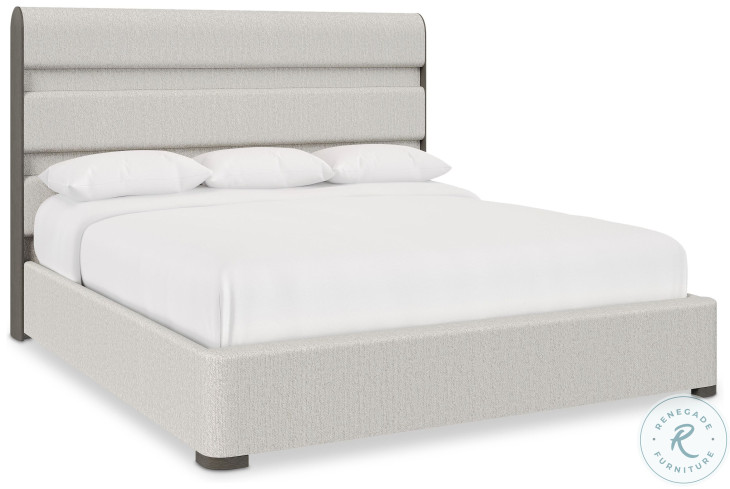 Prado Porcini Queen Upholstered Panel Bed