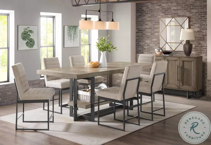 Eden Dune Extendable Counter Height Dining Room Set