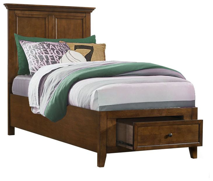 San Mateo Youth Tuscan Storage Panel Bedroom Set