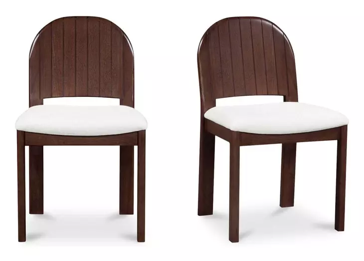 Emil Cream Upholstered Dining Chair Set of 2