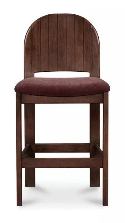 Emil Berry Upholstered Counter Height Stool