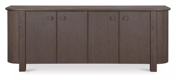 Loren Dark Brown 6 Door Sideboard