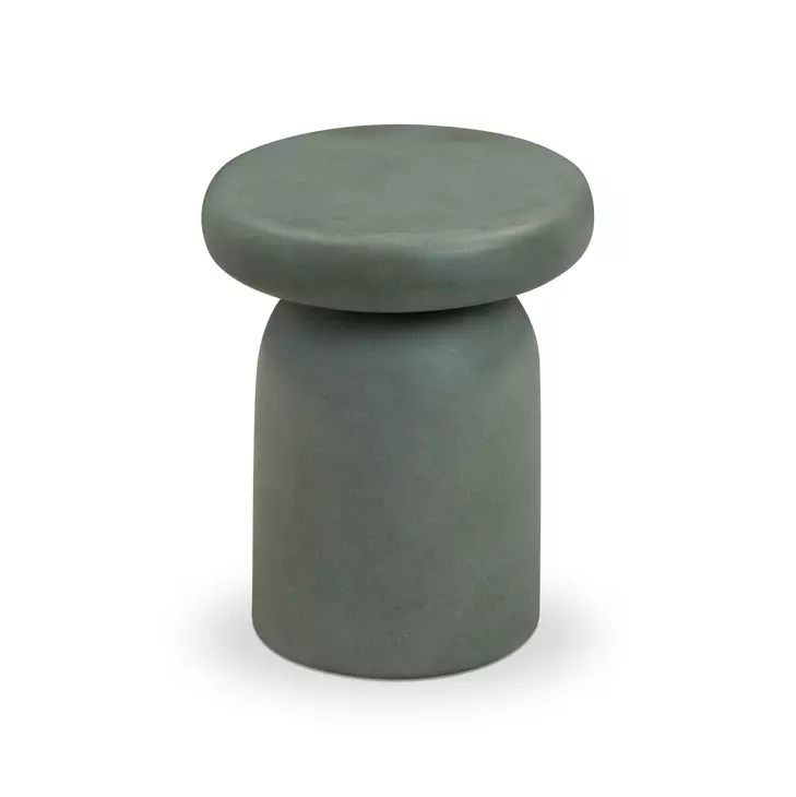 Lydia Green Outdoor Round Side Table