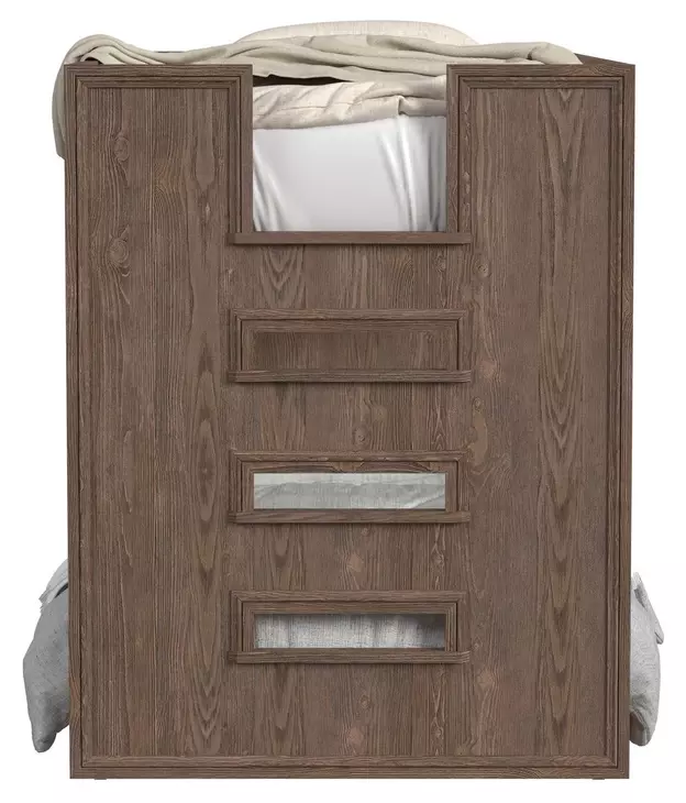 Carlson Harvest Brown Twin Over Twin Bunk Bed