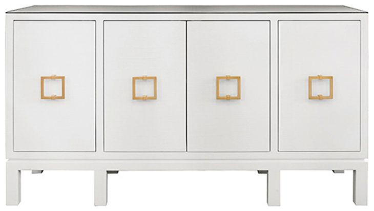 Effie White 4 Door Buffet