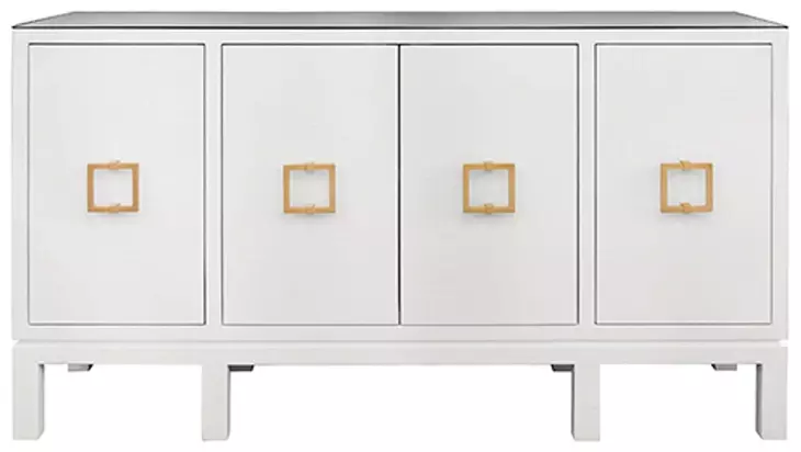 Effie White 4 Door Buffet