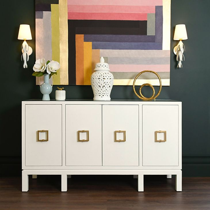 Effie White 4 Door Buffet