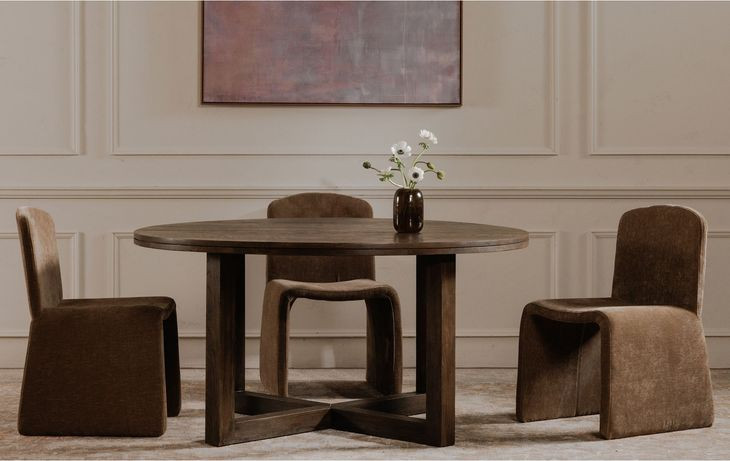 Ella Camel Upholstered Dining Chair