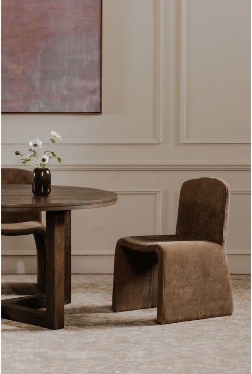 Ella Camel Upholstered Dining Chair