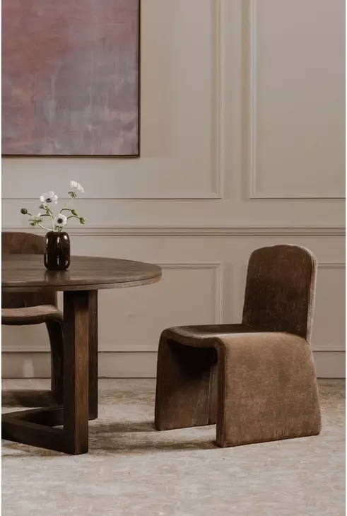 Ella Camel Upholstered Dining Chair